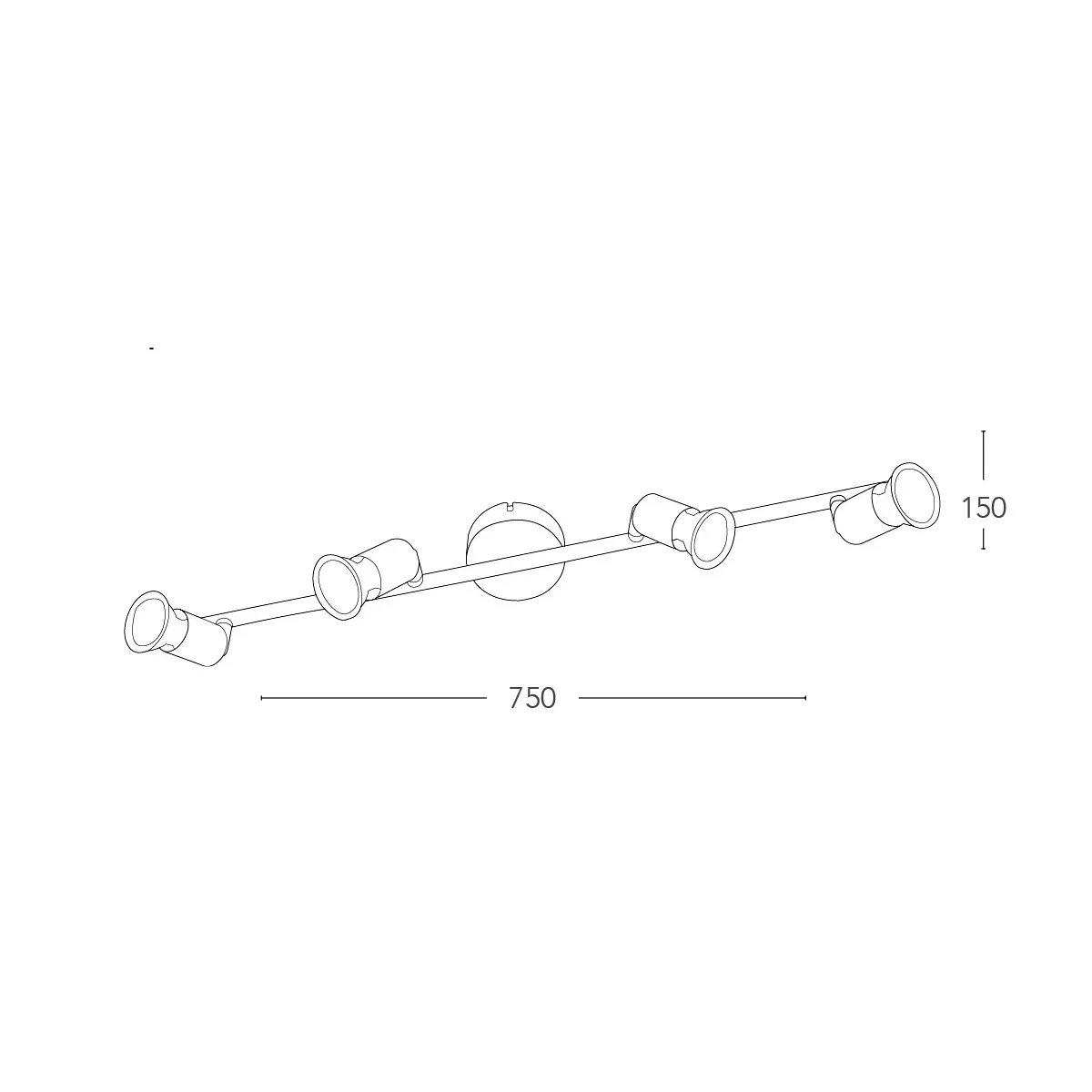 Faretto Spot Cromo Led A+ 4000kelvin 3 watt